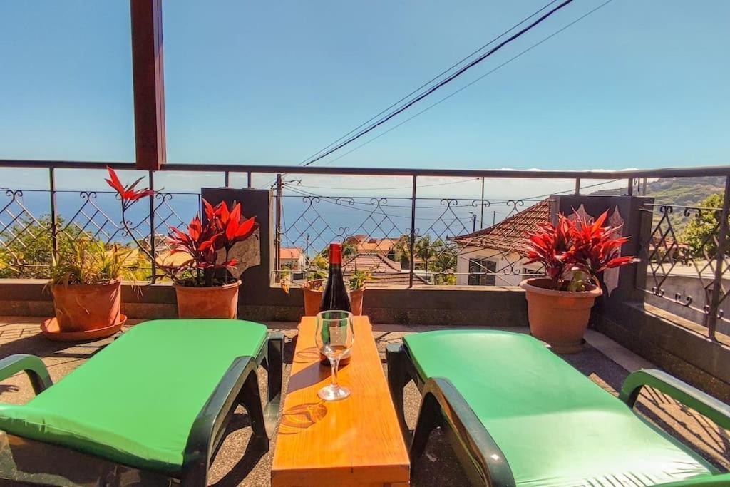 The Funny And Relax Apartment With Terrace & View Arco da Calheta  Exterior foto